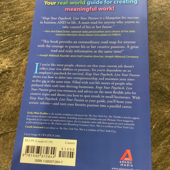Book: Keep your Paycheck, Live your Passion - Picture 2 of 6